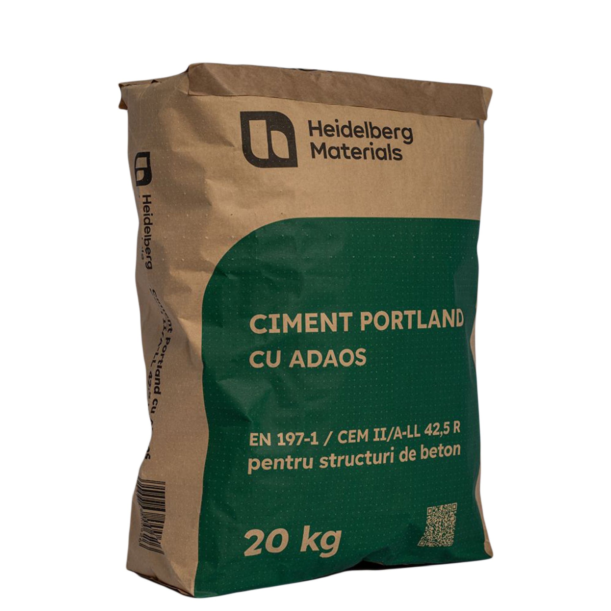 Ciment Portland Heidelberg Materials CEM II A-LL 42.5 R sac 20 KG